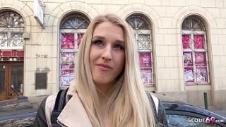 GERMAN SCOUT – Arschfick fuer blondes Teen fuer Geld bei ersten Porno Dreh